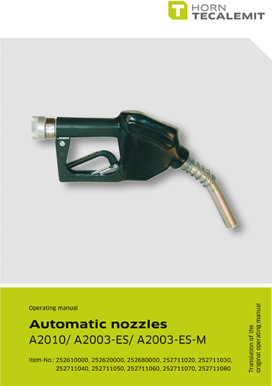 PCL Automatic Nozzles A2010/ A2003-ES / A2003-ES-M