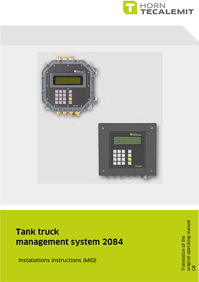 PCL Tank truck management system 2084 (Installation)