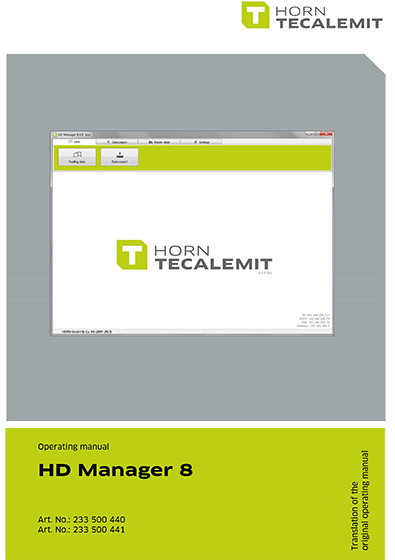 PCL HD Manager 8